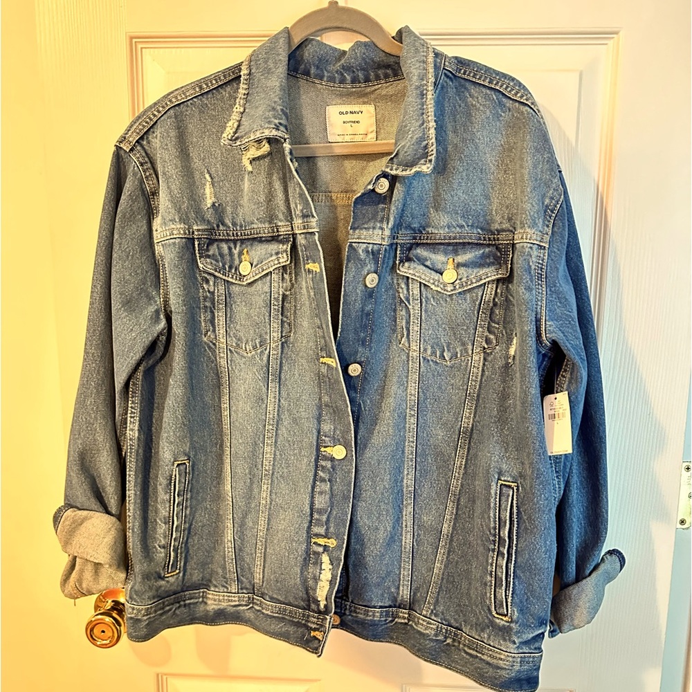 Old Navy Boyfriend Jean Jacket - New with Tags